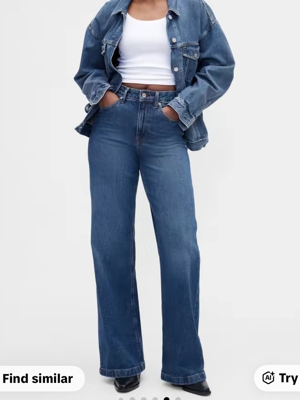 GAP Curvy High Rise Stride Jeans
